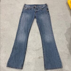 Silver Jeans Women's Flare Blue Denim